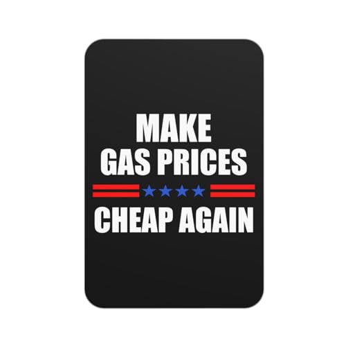 Make Gas Prices Great Cheap Again Acrylic Fridge Decor Clear Cute Home Kitchen Fridge Decoration Accessories8