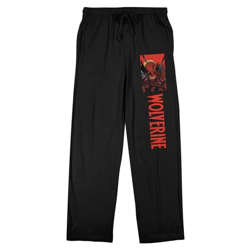 Marvel Universe Wolverine Men's Black Sleep Pants