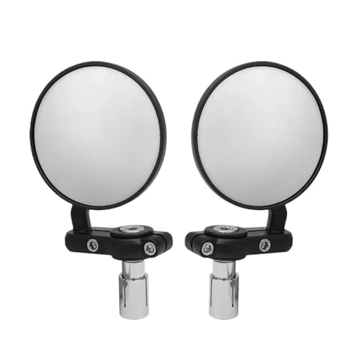 Espejos de moto universales con cristal convexo antirreflejos para manillares de 7/8