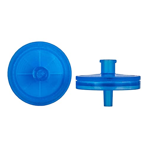 MACHEREY-NAGEL 729050 CHROMAFIL Combi GF/RC Syringe Filter, Top: Blue, Bottom: Blue, 0.20µm Pore Size, 25 mm Membrane Diameter (Pack of 100)