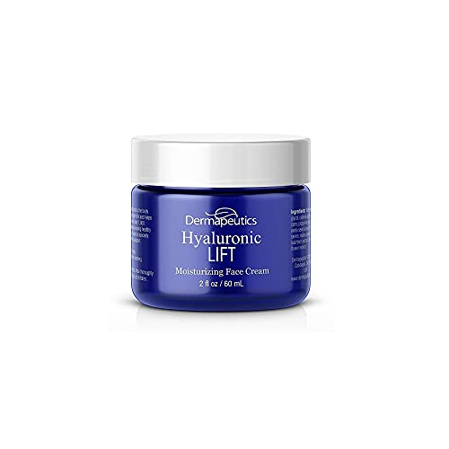 Dermapeutics Hyaluronic Lift Moisturizing Face Cream, 2 oz. | Twice Daily Anti-Aging Moisturizer for Men and Women | Plumps, Lifts, and Smooths Dry Skin Dermapeutics Hyaluronic Lift Moisturizing Face Cream, 2 oz. | Twice Daily Anti-Aging Moisturizer for Men and Women | Plumps, Lifts, and Smooths Dry Skin
