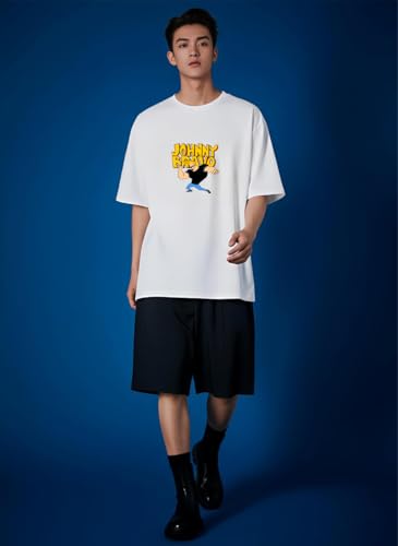 Image of Men's Cotton Oversized Fit Oversized Baggy Fit Drop Shoulder Cool and Stylish