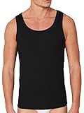 Schiesser Herren Unterhemd Shirt Tank Top ohne Arm 0/0-174017, Größe Herren:6, Farbe:schwarz
