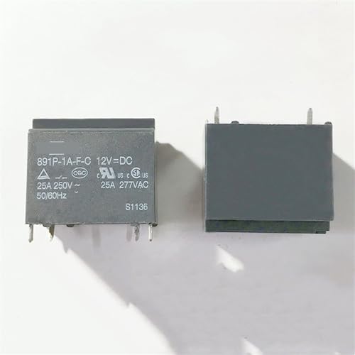Relais électromécanique 891P-1A-FC 24V DC 25A pour automatisme