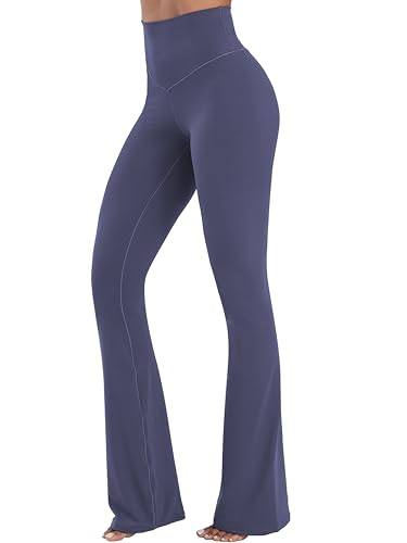 Pantalones de yoga acampanados con control del abdomen para estilizar la figura femenina de Sunzel 4