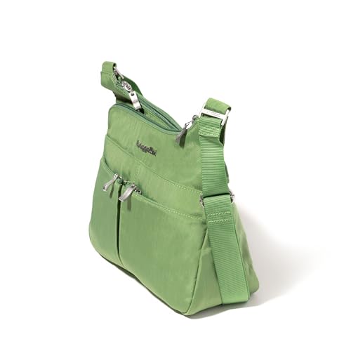 Image of Baggallini Crossbody Travel Bag 11x8.5 Lightweight Water-resistant Nylon Handbag