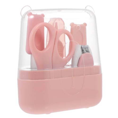 BIUDECO Nail Scissor Set for Boys and Girls 5pc Baby Nail Kit Clipper File and Manicure Clipper Present Set for Baby Present