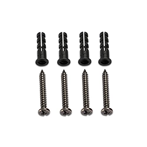 Sumnacon 2Pcs Aluminum Alloy Curtain Holdbacks - Wall Mounted Drapery Tiebacks With Screws, Decorative Curtain Holders For Bedroom Livingroom Bathroom Office Home Decor, Black #TOP6