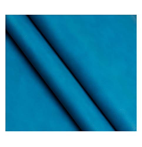 Simili cuir haut de gamme bleu lac grain imitation pour tapisserie - 2