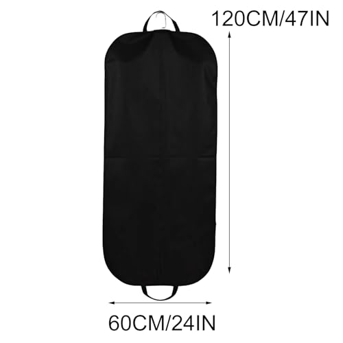 Suit Bags with Zipper, Non Woven Garment Bag, with Handle for Carrying, Suitable for Business Activities, Moving, Travel(White,60x120cm/24x47in)2