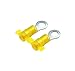 Panduit PN10-38R-2K Reel Smart System Ring Terminals, Nylon Insulated, Non-Funnel Entry, 12 - 10, AWG Wire Range, Yellow, 3/8" Stud Size, 0.04" Stock Thickness, 0.225" Max Insulation, 0.58" Width, 0.39" Center Hole Diameter, 1.29" Length (2000 Pieces Per Reel)
