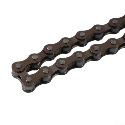 Single Speed for Bike Chain for Racing & Cycling – 98-Link or 114-Link Carbon Steel Chain with Compact Structure, Dead Fly Compatible, 124cm/144cm(114 Link)