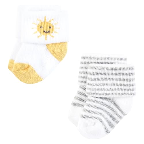 Hudson Baby baby-boys Cotton Rich Newborn and Terry Socks3