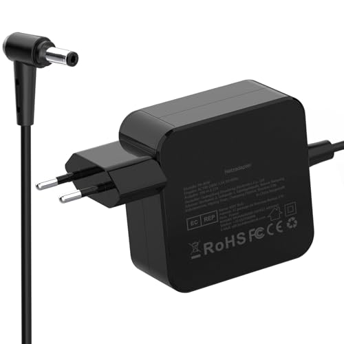 45W ASUS Laptop Ladekabel Ladeger&auml;t 19V 2.37A Kompatibel mit Vivobook 14/15/17, Zenbook 13 UX305C X553MA X540MA UX330UA E402SA C200MA (4.0x1.35mm), Netzteil f&uuml;r S14 S15 R540L X541U X553M