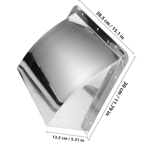 Conduit d'évacuation en acier inoxydable 20 cm durable et résistant pour hotte de cuisine - 3
