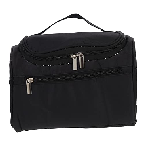 FRCOLOR 2pcs Toiletry Bag Makeup Toiletry Organizer Bag Hanging Skincare Bag Skincare Container Skin Care Bag Wear-Resistant Skincare Pouch Polyester Travel High Capacity Zipper