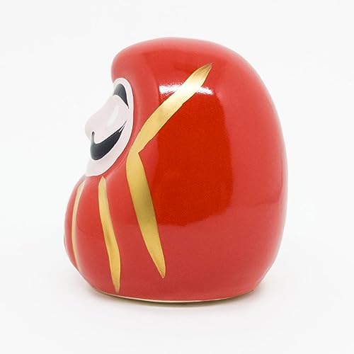 Enfeite Mesa Daruma Amuleto Da Sorte Buda Monge Zen Oriental Presentes Criativos Porcelana Elegante