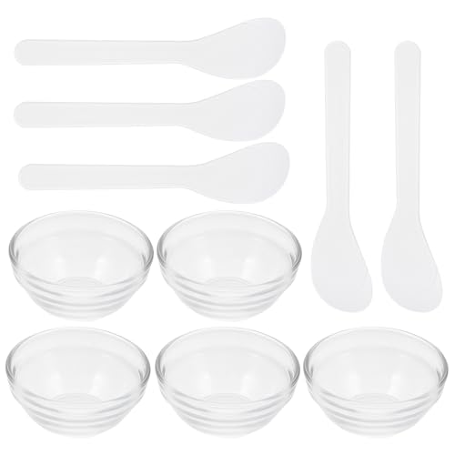 Set de 5 tazones para mezclar facial con palitos miniatura 1