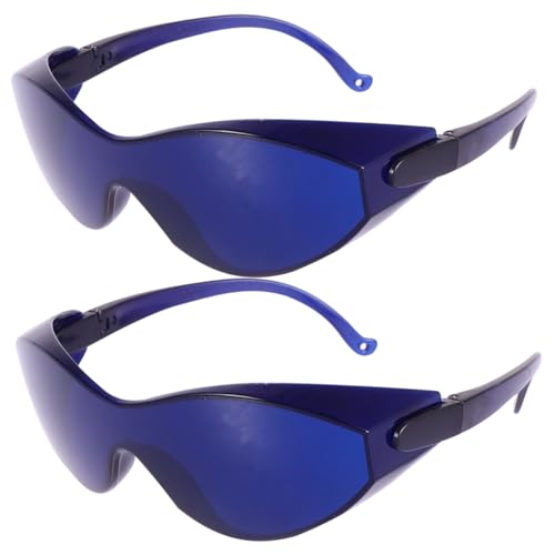 TOPPERFUN Gafas de Protección para Depilación Láser Ipl Ligeras y Duraderas con Almohadillas Nasales Integradas Unidades Azul para Tratamientos Estéticos