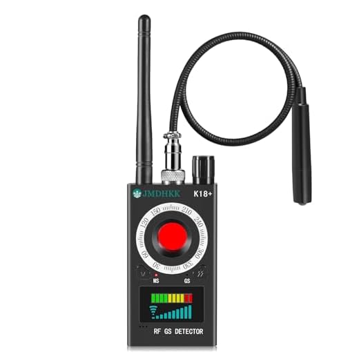 JMDHKK Hidden Camera Detectors, Bug Detector,Anti Spy Detector,GPS Detector,RF Signal Scanner Device Detector for GPS Tracker Listening Device Camera Finder
