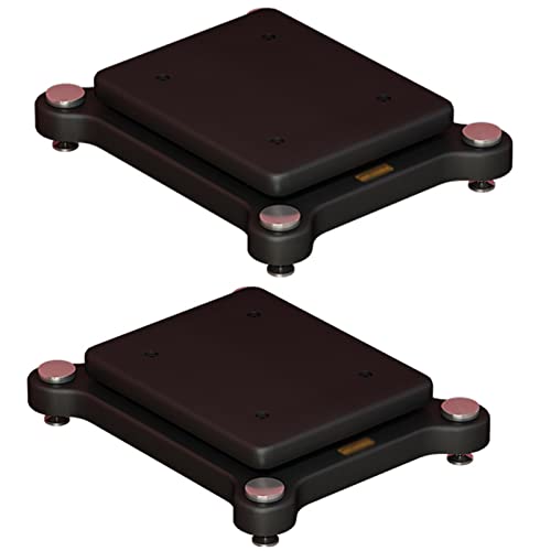 Support d'isolation pour caisson de basses avec pieds en cuivre fixes