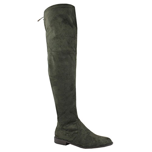 Yoki Women's Anora Boot, Olive, 9.0 M Us #TOP8