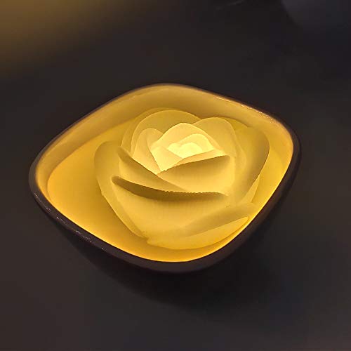 Floating Candle Flicker Wax Led Floating Candles Flameless Batteries Power Tea Lights Water Activated For Wedding Home Party Centerpiece Vases Bath Outdoor Pool Pond Decor (12 Pack, Warm White-Rose) #TOP5