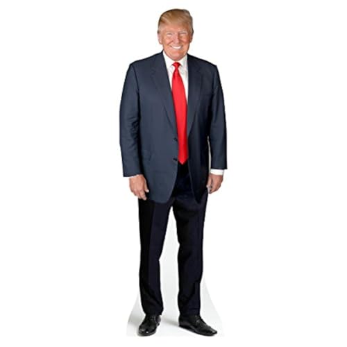 Donald Trump Life-Size Cardboard Cutout â€“ 74 x 25 in Freestanding Standee