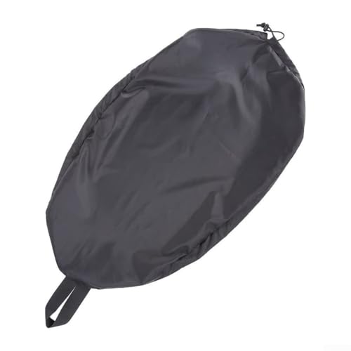 Cubierta de sellado de cabina de kayak con correa elástica, impermeable y resistente al desgarro, costuras reforzadas (negro420D 96 x 64 cm)