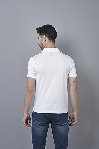 Image of Dollar Mens Cotton Casual Solid Polo Tshirt (Pack of 1)