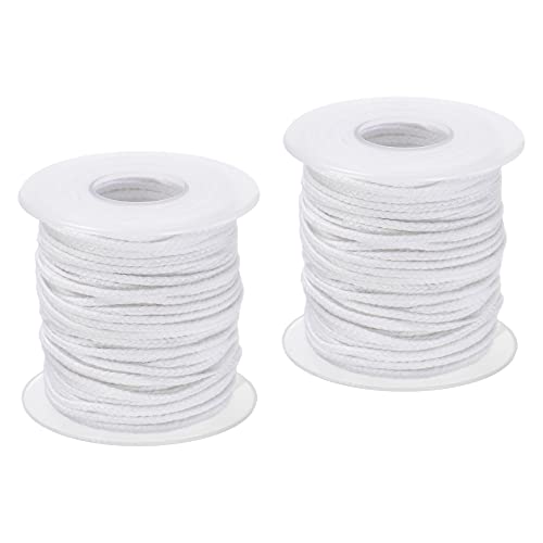 Mecha trenzada de algodón 21 PLY 200 pies 2mm ancha pack x2