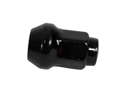 Image of MASSFX 16-Pack Durable Black 14mm Hex Lug Nuts, 28mm Length, & 10x1.25 Thread - Heavy Duty Replacement Lug Nuts for Golf Cart Wheels, Fits Most EZGO, Club Car & Yamaha Golf Cart Wheels