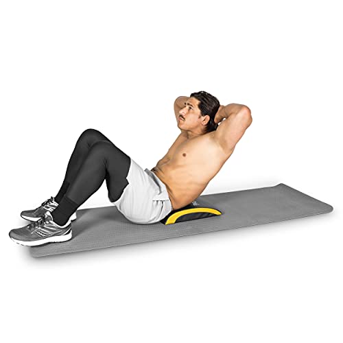 Image of ProsourceFit Abdominal Ab Mat 15x12, High Density Core Trainer for Workouts, Conditioning, Posture Support, and Crunch Exercises; Home Fitness Equipment
