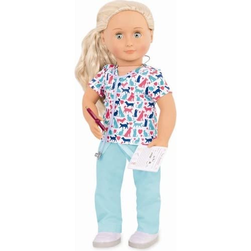 Our Generation-Healthy Paws Vet Uniform- Outfit And Accessories For 18" Dolls- Ages 3 Years & Up #TOP1