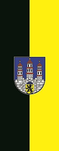 Drapeau Freiberg pour mât public de format portrait 120 x 300 cm