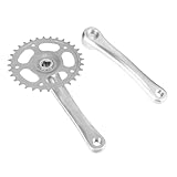 Pédalier mono-plateau pour vélo – pédalier forgé robuste et léger pour une résistance et une fiabilité optimales, accessoires de rechange pour vélo