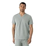 Carhartt Force Essentials Men's Modern Fit V-Neck Scrub Top - Grey, L