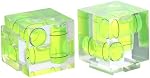PATIKIL Camera Hot Shoe Cover Level, 3 Axis Hot Shoe Bubble Spirit Level Standard Flashlight Protector Compatible for Nikon for Fujifilm for Pentax Universal DSLR/SLR Camera, Green
