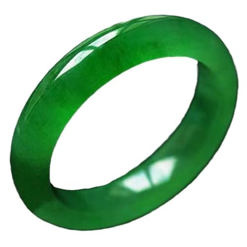 Bracelet en jadéite style décontracté chic vert impérial dame