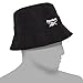 Reebok Classic Bucket Hat | Mens | Womens | Sun Protection | Athletic | Lightweight | Retro | Streetwear - Black