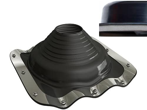 Dektite Ezi-Seal EPDM 100-200mm Pipe Size Black Roof Flashing DFE105BEZ