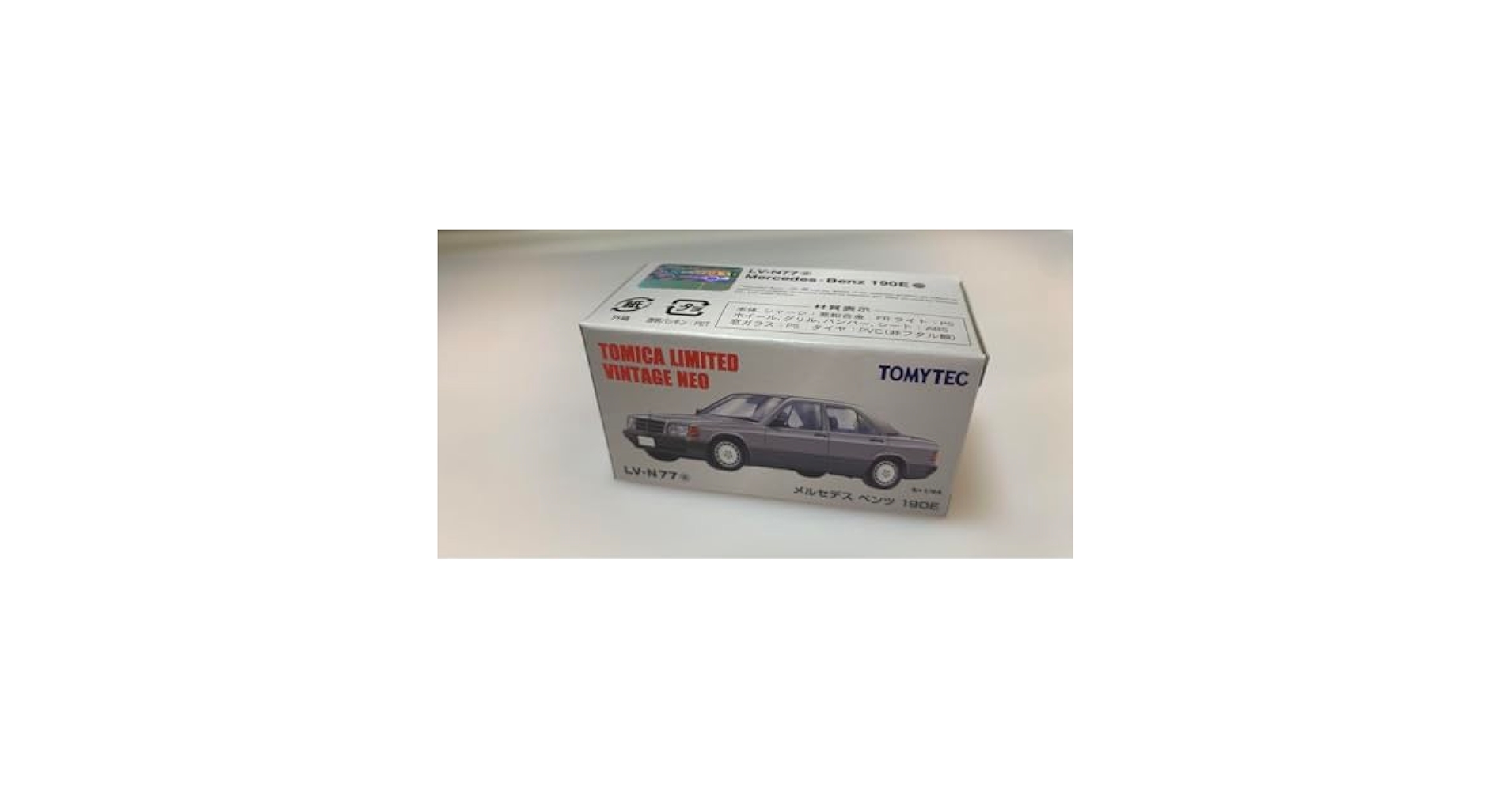トミカリミテッドヴィンテージネオ　LV-N77a　メルセデス ベンツ190E Amazon.co.jp: トミカ リミテッドヴィンテージ ネオ LV-N77a