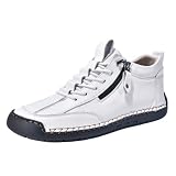 Hhhchpm Mens Casual Leather Shoes Ankle Chukka Boots...