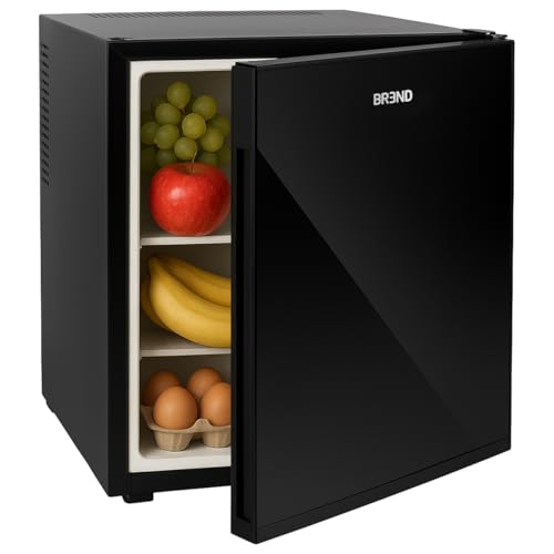 BREND BR-2240 Mini réfrigérateur thermoélectrique - 44 L - Silencieux 35 dB - LED - Économe en énergie - Pour chambre, bureau ou camping