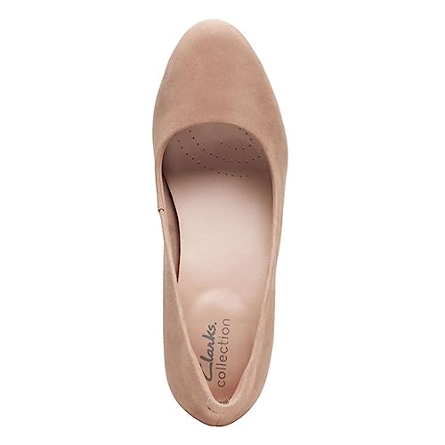 Image of Clarks Ambyr Joy Praline Suede 7.5 B (M)