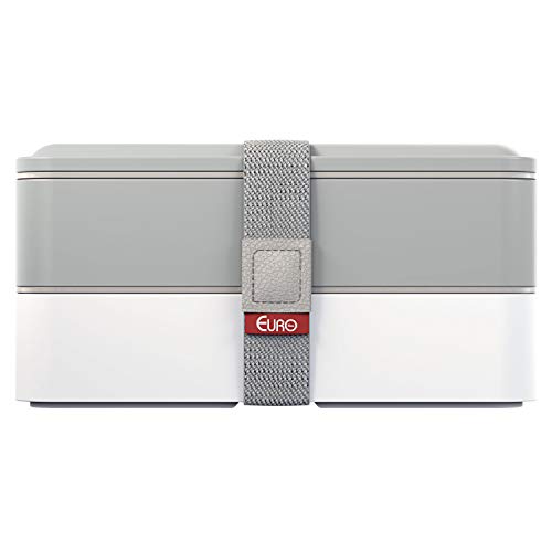 Euro, Marmita lunch Box, 1.2 litros, Cinza