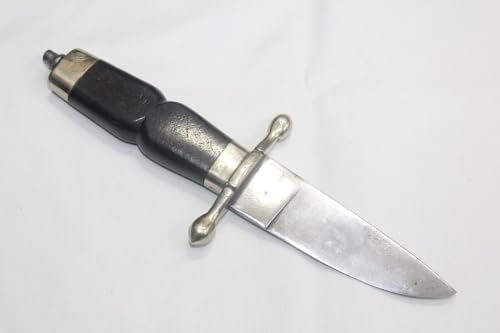 Rajasthan Gems Dagger Knife Damascus Steel Blade Wood Handle Handmade Home Decor B371