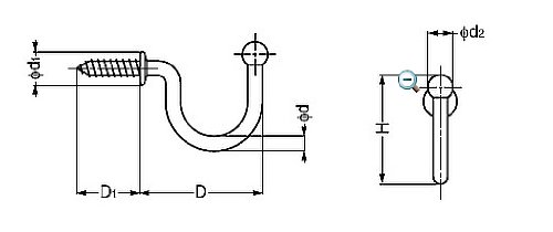 Lamp 20055 Tf Wire Hook Tf-20, Polished