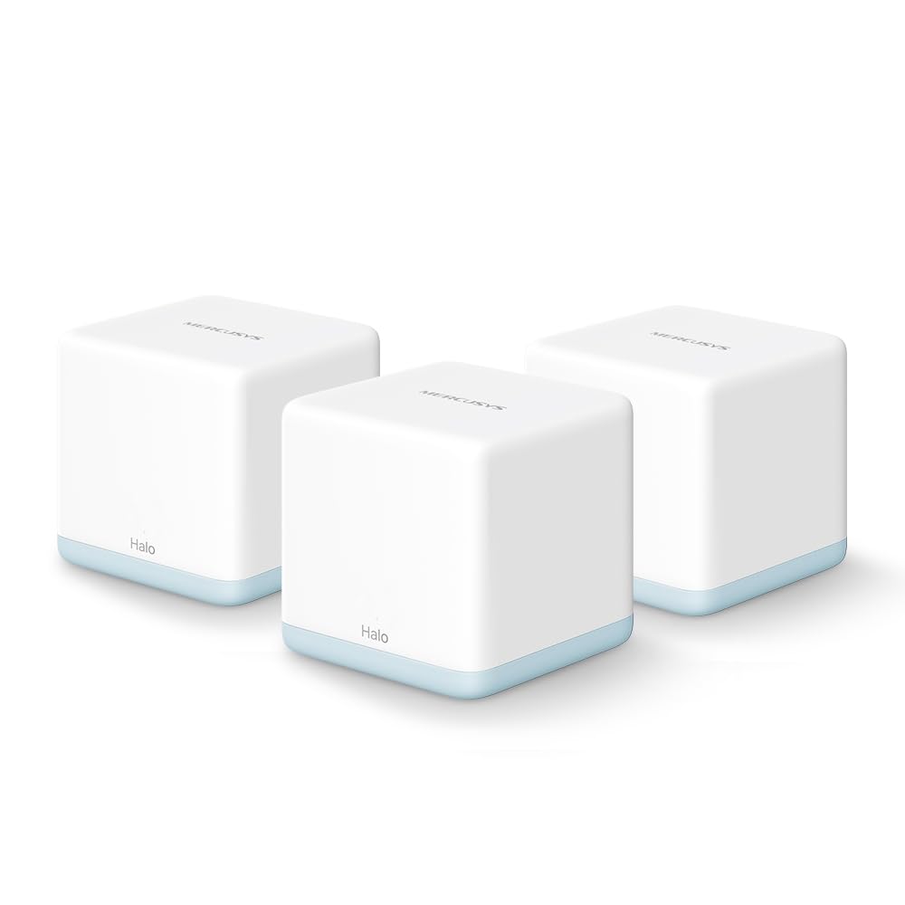 WiFi Mesh System AC1200 3 unités LIFE365 Italy MS-HALO-H30-3 Couverture 320sqm