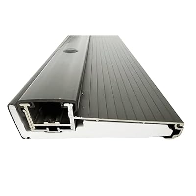 KC Hardware Adjustable Black Aluminum Threshold - 36 Inch | Exterior Door Threshold Extension | Heavy-Duty Waterproof Door Threshold for Doorways & Garage Doors